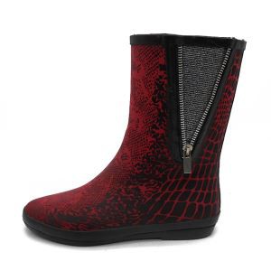 Kvinder røde støvler i gummi